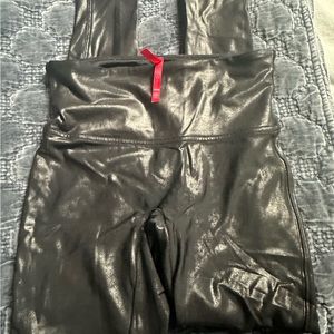 Spanx faux leather leggings